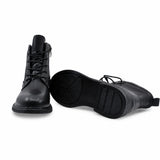 Ghete Dama Casual Anna Viotti Piele Naturala D111-B30047 negre