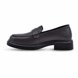 Pantofi dama casual Anna Viotti piele naturala D111-5191 gri inchis