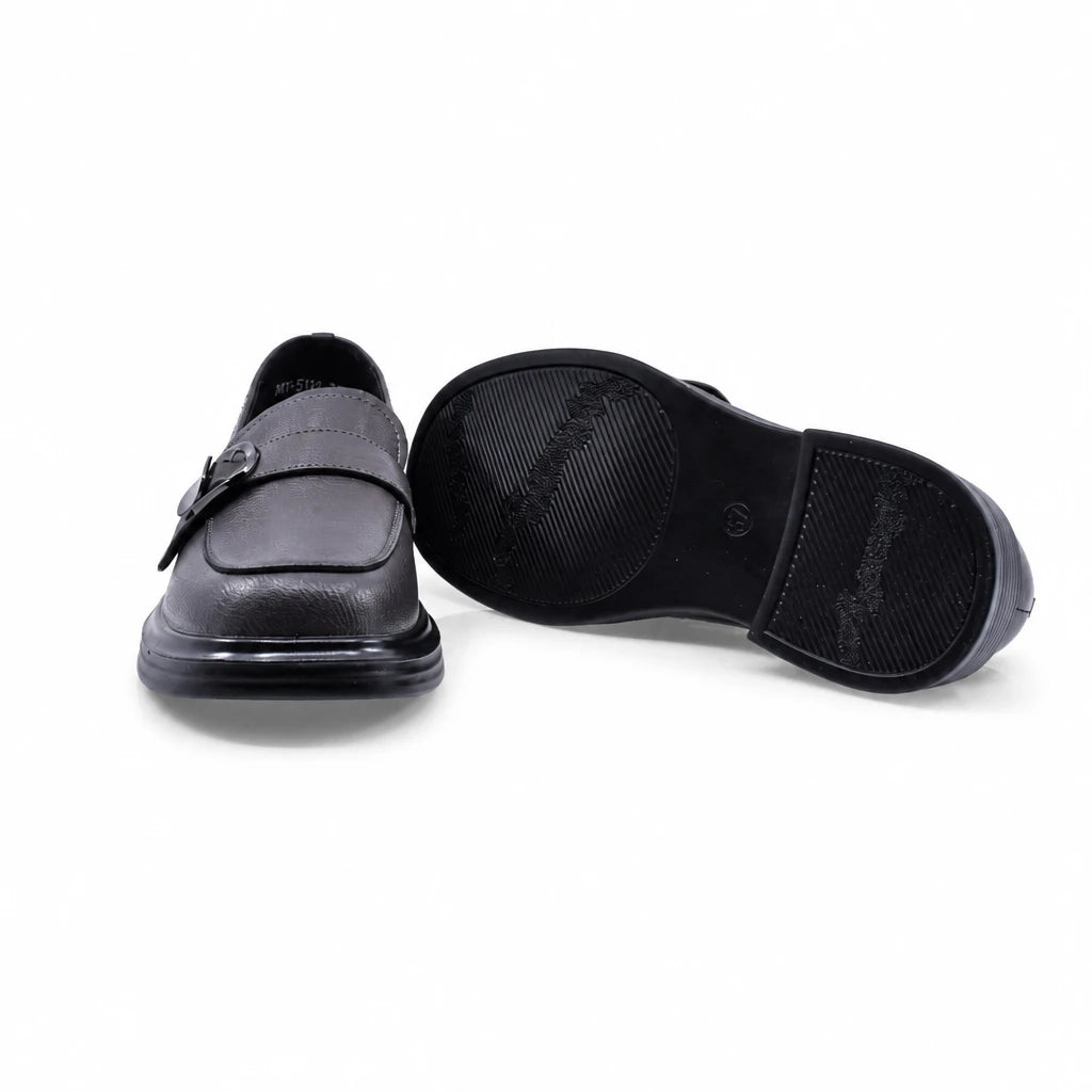 Pantofi dama casual Anna Viotti piele naturala D111-5191 gri inchis