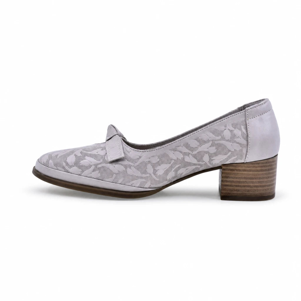 Pantofi dama casual Anna Viotti piele naturala D50-5671 gri