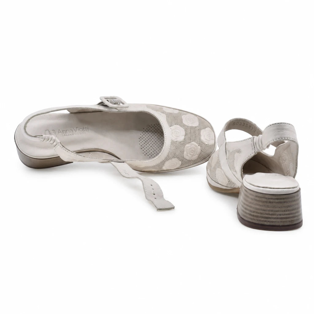 Pantofi dama eleganti Anna Viotti piele naturala D50-5683 bej