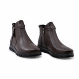 Ghete dama casual Anna Viotti piele naturala D111-MB220281 maro