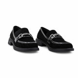 Pantofi dama casual Anna Viotti piele intoarsa D112-GAW2517 negri