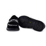 Pantofi dama casual Anna Viotti piele intoarsa D112-GAW2517 negri