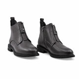 Ghete dama casual Anna Viotti piele naturala D111-B30058 gri