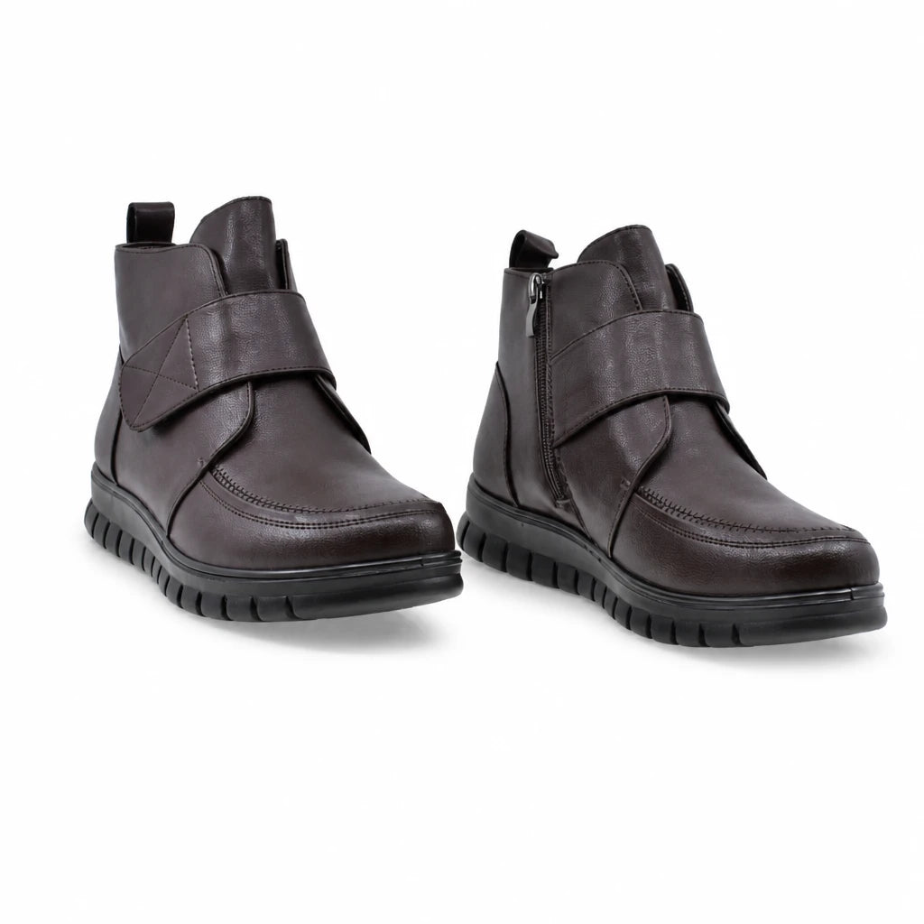 Ghete Dama Casual Anna Viotti Piele Naturala D111-MB220282 maro