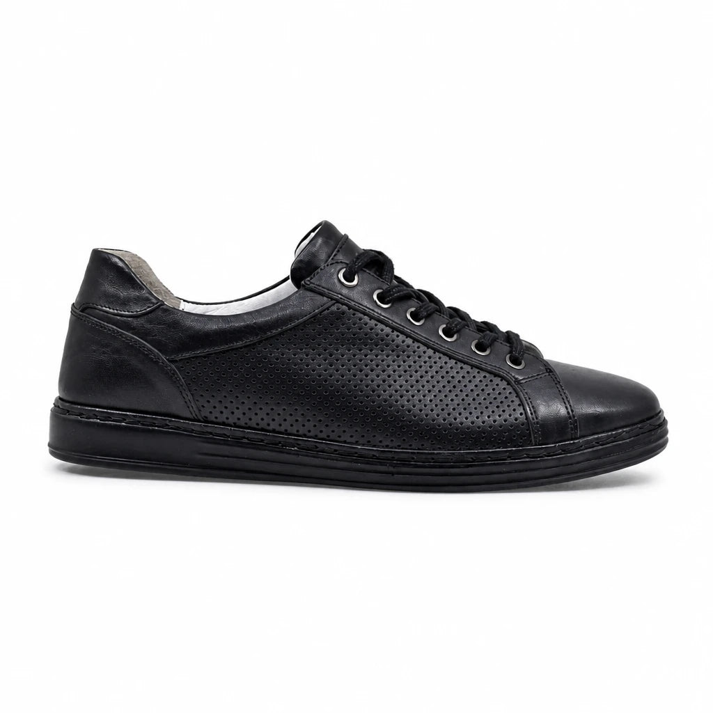 Pantofi barbati casual Goretti piele naturala B0Y9665-J80 negri