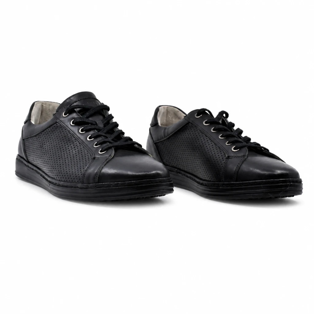 Pantofi barbati casual Goretti piele naturala B0Y9665-J80 negri
