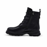 Ghete dama casual Anna Viotti piele naturala D111-B6372 negre