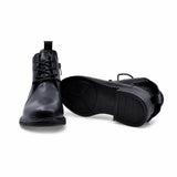 Ghete dama casual Anna Viotti piele naturala D111-B30045 negre