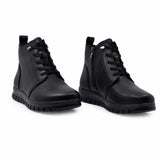Ghete dama casual Anna Viotti piele naturala D111-B220291 negre