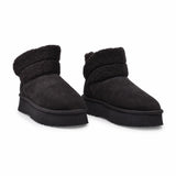 Ghete dama casual Anna Viotti piele intoarsa D113-AV2712 maro