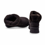 Ghete dama casual Anna Viotti piele intoarsa D113-AV2712 maro