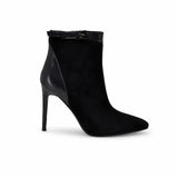 Ghete dama elegante Anna Viotti piele intoarsa D122-P113-70 negre