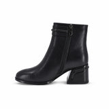 Ghete dama elegante Anna Viotti piele naturala D123-J5.5-1FA2722-827-T107 negre