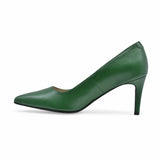 Pantofi dama eleganti Guban piele naturala D1218 verzi