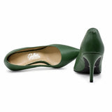 Pantofi dama eleganti Guban piele naturala D1218 verzi