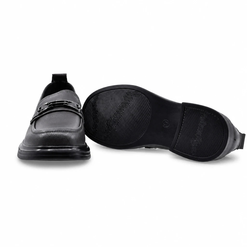 Pantofi dama casual Anna Viotti piele naturala D111-5189 gri inchis