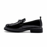 Pantofi dama casual Anna Viotti piele lacuita D111-5190 negri