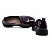 Pantofi dama casual Anna Viotti piele lacuita D111-5205 bordo