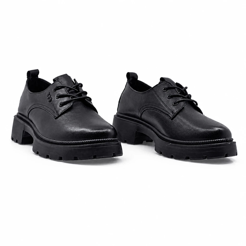 Pantofi dama casual Anna Viotti piele naturala  D111-3H10600-6 negri