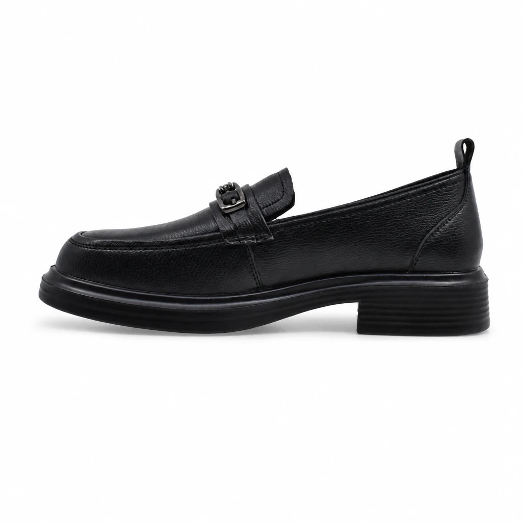 Pantofi dama casual Anna Viotti piele naturala D111-5189 negri