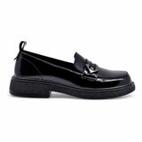 Pantofi dama casual Anna Viotti piele lacuita D111-5205 negri