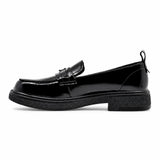 Pantofi dama casual Anna Viotti piele lacuita D111-5205 negri