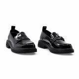 Pantofi dama casual Anna Viotti piele lacuita D111-5205 negri
