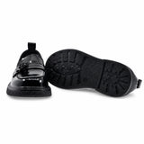 Pantofi dama casual Anna Viotti piele lacuita D111-5205 negri