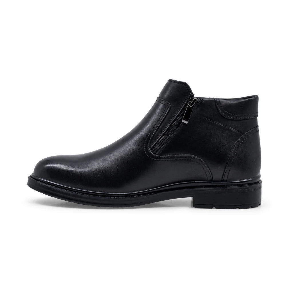 Ghete barbati casual Goretti piele naturala B111-HT6512 negre