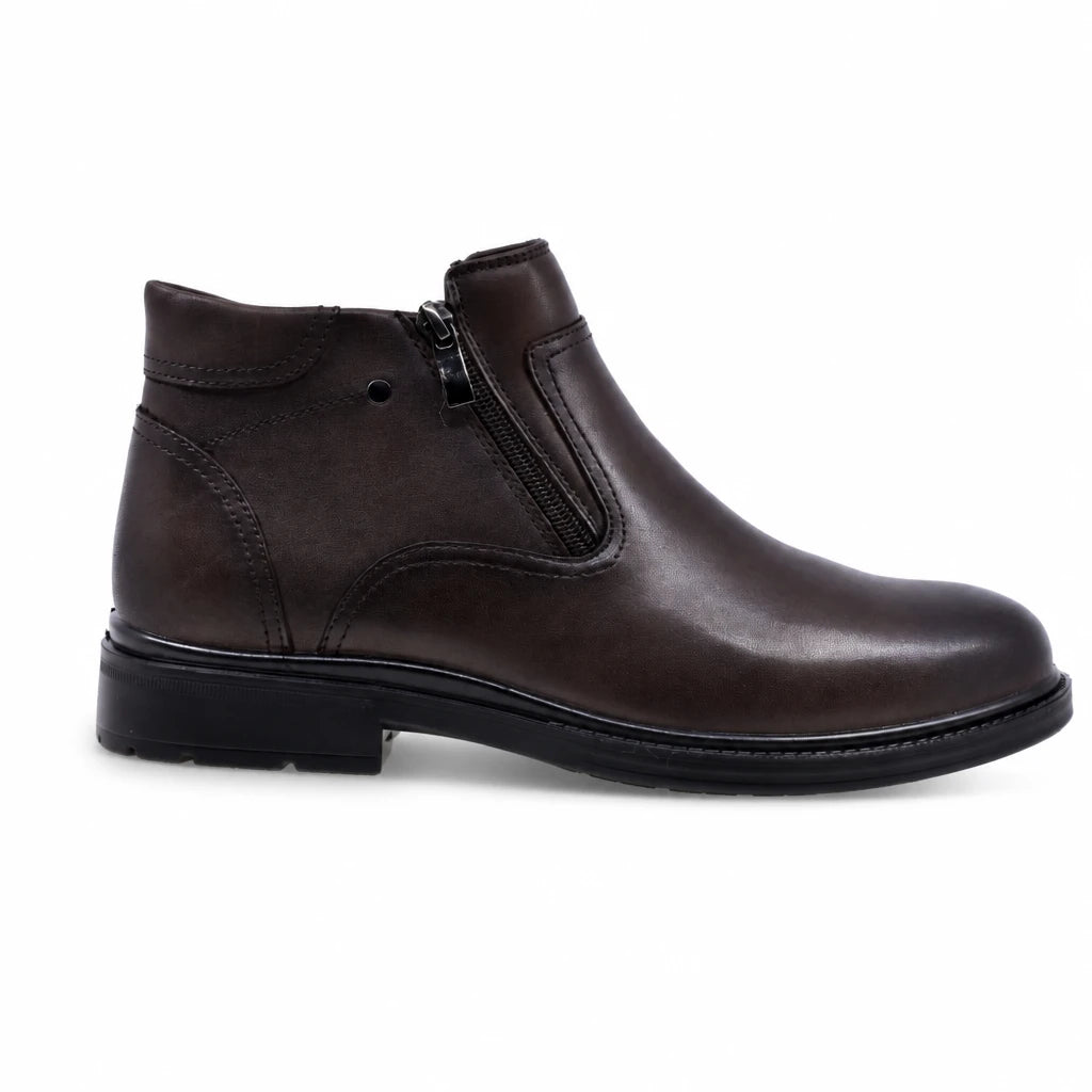 Ghete barbati casual Goretti piele naturala B111-HT6512 maro