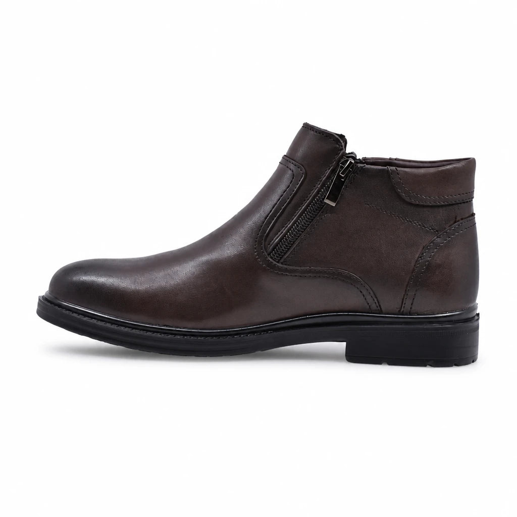 Ghete barbati casual Goretti piele naturala B111-HT6512 maro