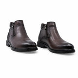 Ghete barbati casual Goretti piele naturala B111-HT6512 maro
