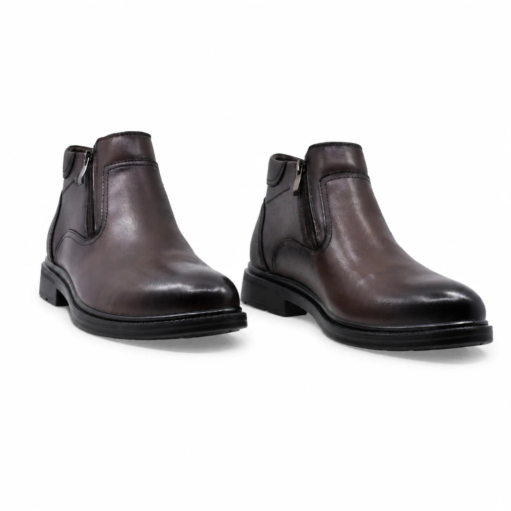 Ghete barbati casual Goretti piele naturala B111-HT6512 maro