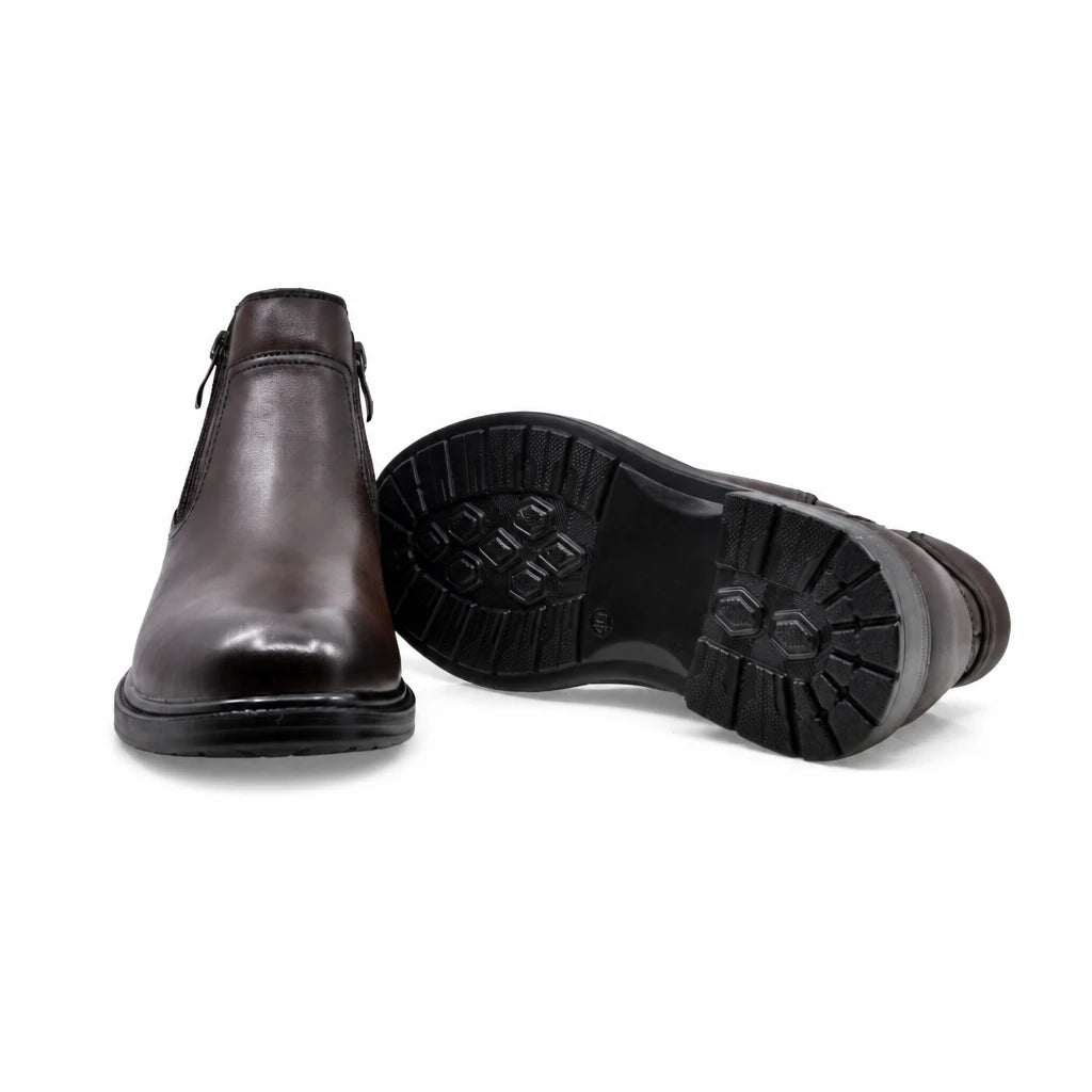 Ghete barbati casual Goretti piele naturala B111-HT6512 maro