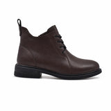 Ghete dama casual Anna Viotti piele naturala D111-B30045 maro