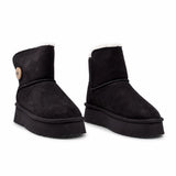 Ghete dama casual Anna Viotti piele intoarsa D113-AV2713 maro