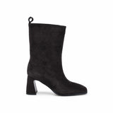 Cizme dama elegante Anna Viotti piele intoarsa D122-P115-730 maro