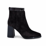 Ghete dama elegante Anna Viotti piele intoarsa D122-W19-5H597-4 maro