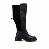 Cizme dama casual Anna Viotti piele naturala D125-5J254-B02 negre