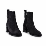 Ghete dama elegante Anna Viotti piele intoarsa D123-J5.5-A2722-830-H575 maro
