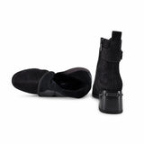 Ghete dama elegante Anna Viotti piele intoarsa D123-J5.5-A2722-830-H575 maro