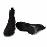 Ghete dama elegante Anna Viotti piele intoarsa D123-J5.5-A2722-830-H575 maro