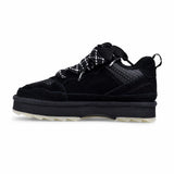Pantofi dama casual Anna Viotti piele intoarsa D113-2682 negri