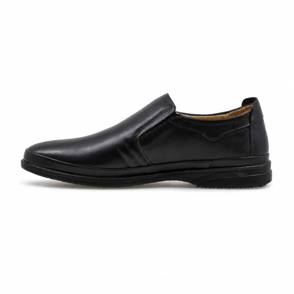 Pantofi barbati casual Goretti piele naturala B25-9660 negri