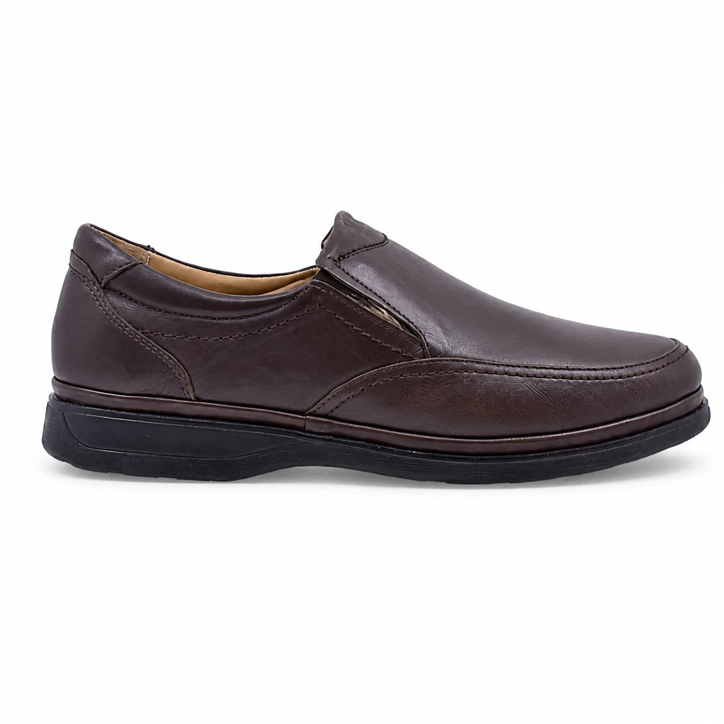 Pantofi barbati casual Goretti piele naturala B25-32093 maro
