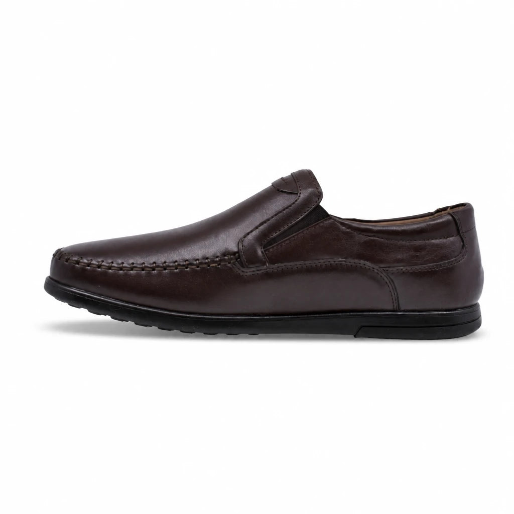 Pantofi barbati casual Goretti piele naturala B25-91006 maro