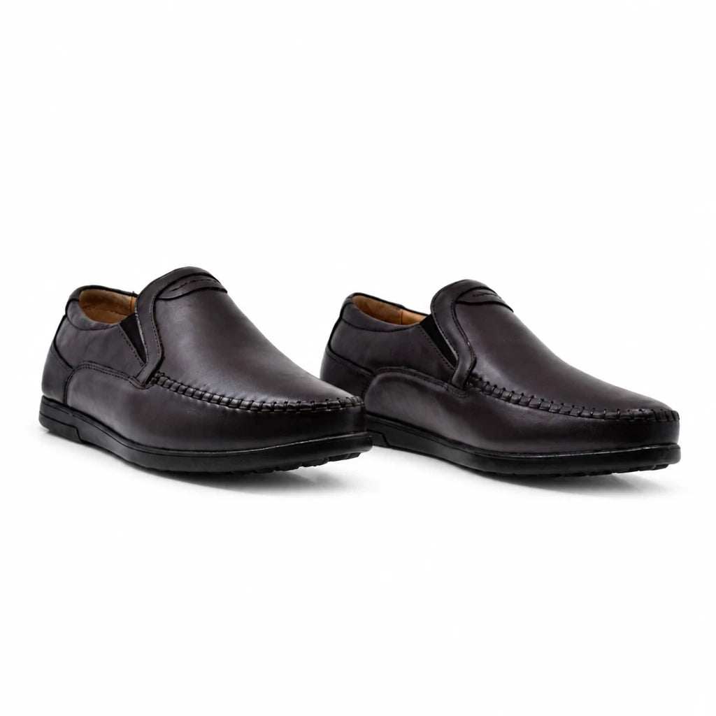 Pantofi barbati casual Goretti piele naturala B25-91006 maro