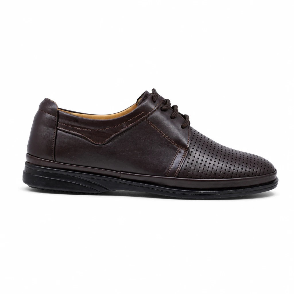 Pantofi barbati casual Goretti piele naturala B28-650-7 maro